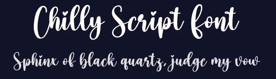 Chilly Script Font by creativeletter — Script Handwritten Font — thumbnail 2