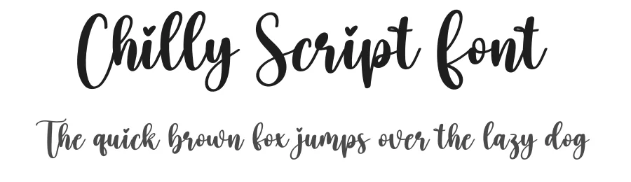 Chilly Script Font by creativeletter — Script Handwritten Font
