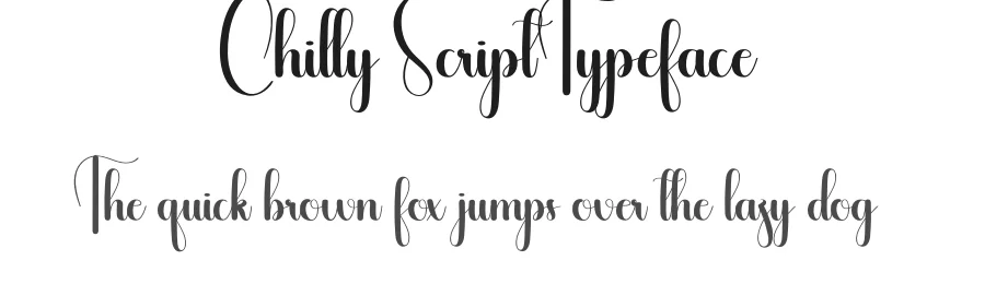 Chilly Script Typeface by andikastudio — Script Handwritten Font