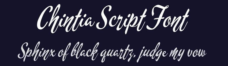 Chintia Script Font by 178-MC — Script Handwritten Font — thumbnail 2