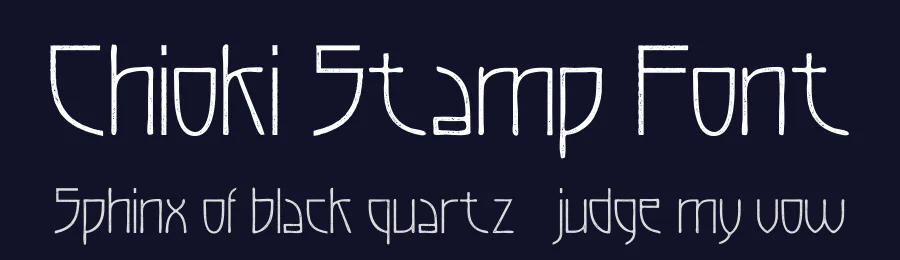 Chioki Stamp Font by craftsupplyco — Display Font — thumbnail 2