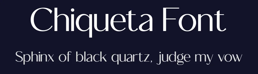 Chiqueta Font by zeenesia — Sans Serif Font — thumbnail 2