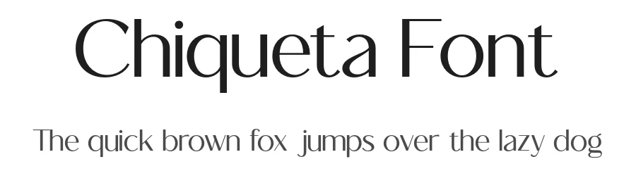 Chiqueta Font by zeenesia — Sans Serif Font