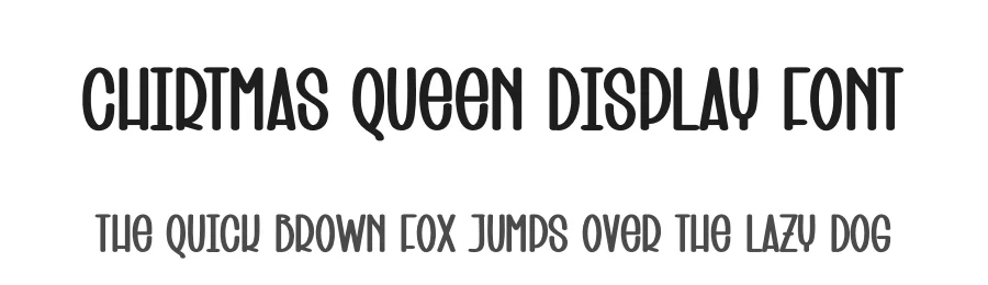 Chirtmas Queen Display Font by creativeletter — Display Font