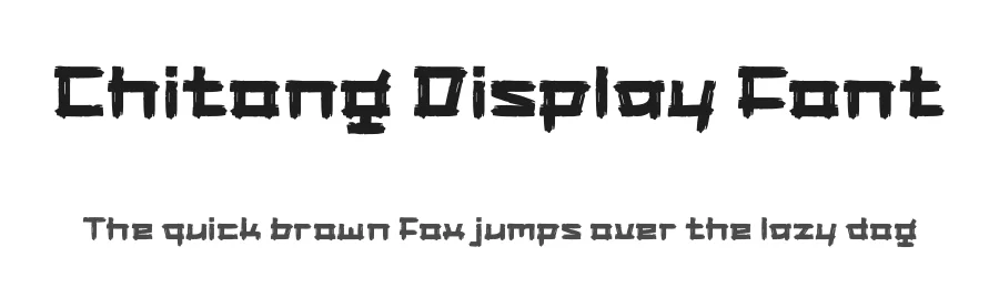 Chitong Display Font by productype — Decorative Font