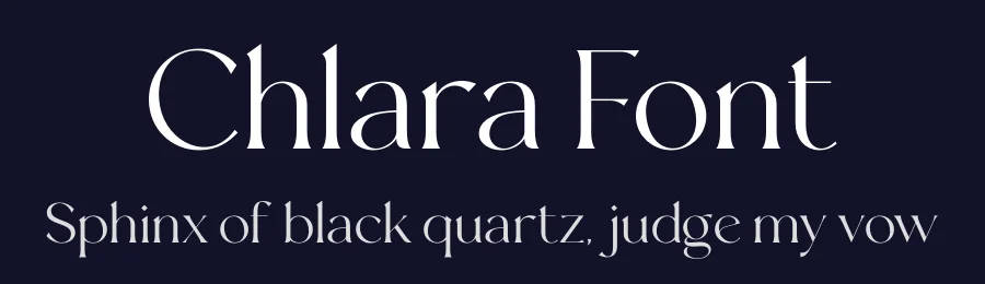 Chlara Font by Krismagraph — Serif Font — thumbnail 2