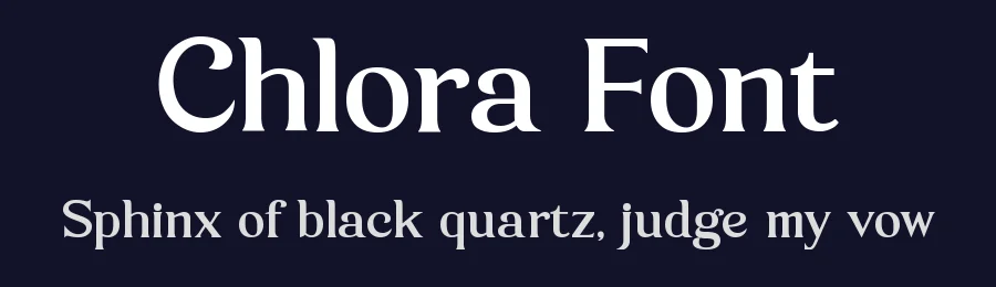 Chlora Font by BarakaType — Serif Font — thumbnail 2