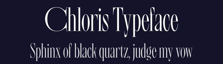 Chloris Typeface by Bolditalic Studio — Serif Font — thumbnail 2