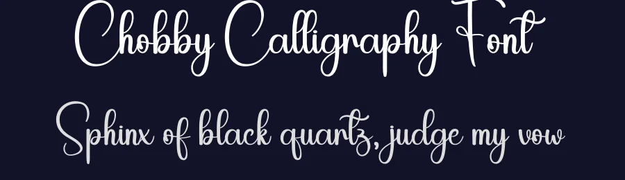 Chobby Calligraphy Font by andikastudio — Script Handwritten Font — thumbnail 2