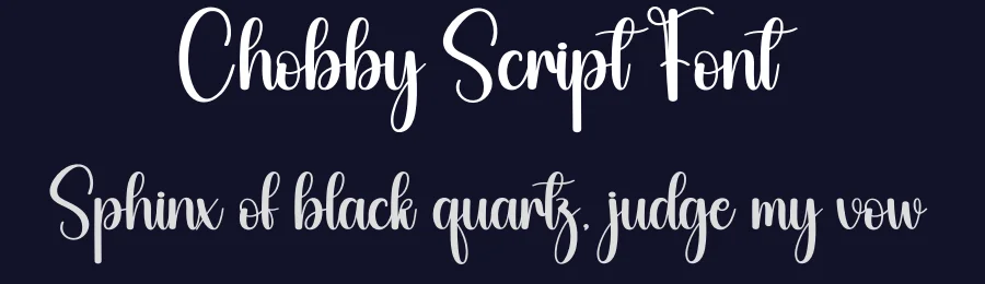 Chobby Script Font by creativeletter — Script Handwritten Font — thumbnail 2