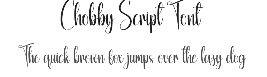 Chobby Script Font by creativeletter — Script Handwritten Font