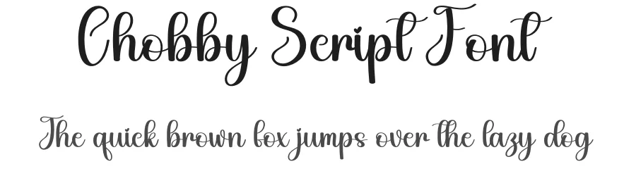 Chobby Script Font by creativeletter — Script Handwritten Font