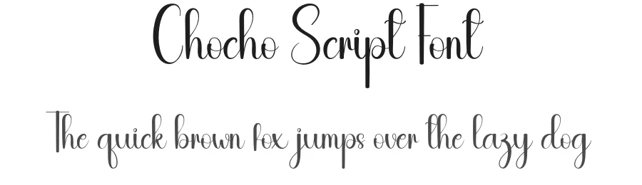 Chocho Script Font by andikastudio — Script Handwritten Font