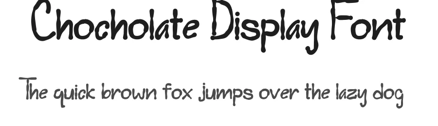 Chocholate Display Font by levincreative — Display Font