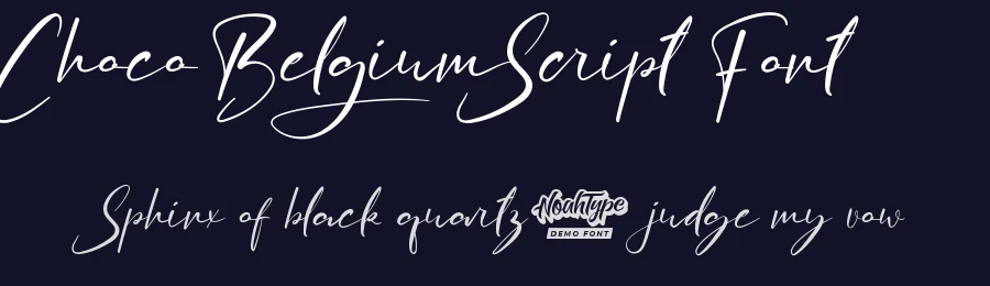 Choco Belgium Script Font by noahtype — Script Handwritten Font — thumbnail 2