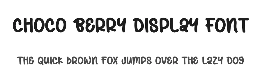 Choco Berry Display Font by creativeletter — Display Font