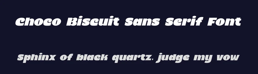 Choco Biscuit Sans Serif Font by mhdafifersya — Sans Serif Font — thumbnail 2
