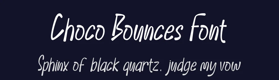 Choco Bounces Font by PutraCetol Studio — Display Font — thumbnail 2