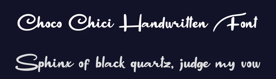 Choco Chici Handwritten Font by Basnistudio — Script Handwritten Font — thumbnail 2