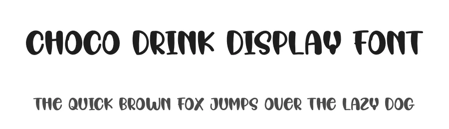 Choco Drink Display Font by creativeletter — Display Font
