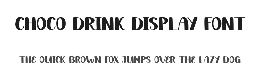 Choco Drink Display Font by creativeletter — Display Font