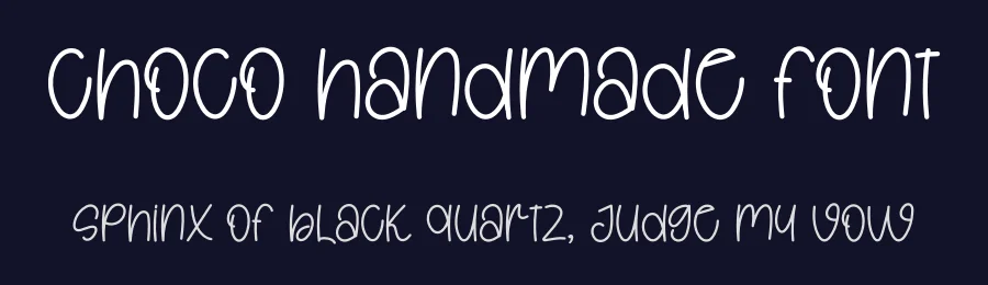 Choco Handmade Font by freshtypeink — Display Font — thumbnail 2