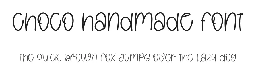 Choco Handmade Font by freshtypeink — Display Font