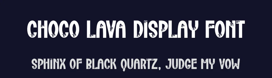 Choco Lava Display Font by creativeletter — Display Font — thumbnail 2