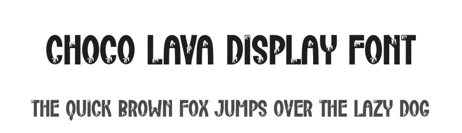 Choco Lava Display Font by creativeletter — Display Font