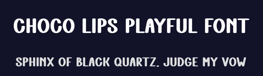 Choco Lips Playful Font by freshtypeink — Display Font — thumbnail 2
