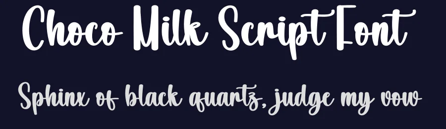 Choco Milk Script Font by creativeletter — Script Handwritten Font — thumbnail 2