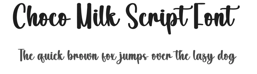Choco Milk Script Font by creativeletter — Script Handwritten Font