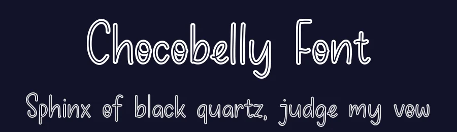 Chocobelly Font by Allouse.Studio — Display Font — thumbnail 2