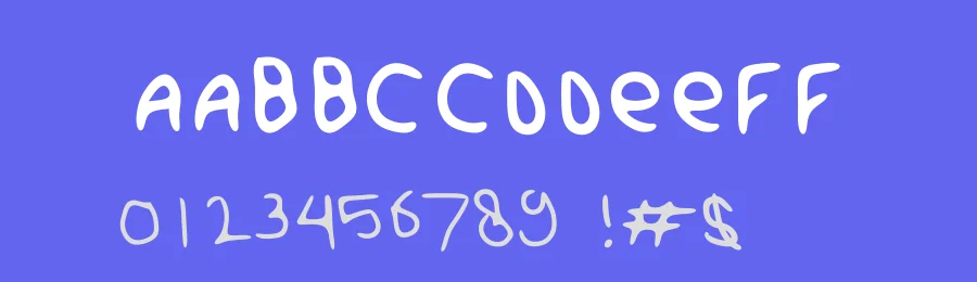 ChocoHans Font by ffeeaarr — Display Font — thumbnail 3