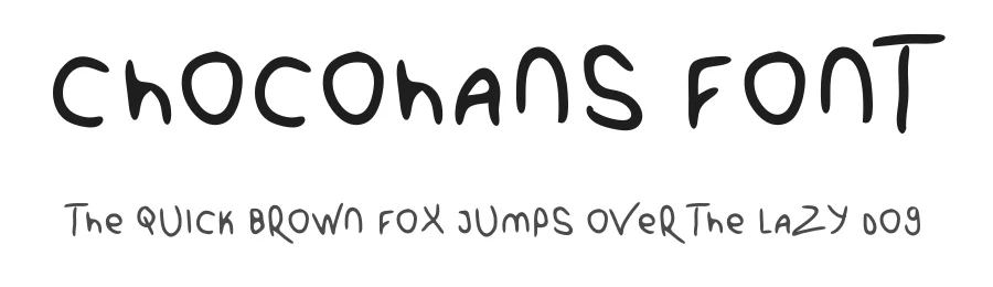 ChocoHans Font by ffeeaarr — Display Font