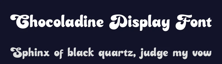 Chocoladine Display Font by Sign Studio — Display Font — thumbnail 2
