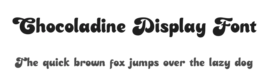 Chocoladine Display Font by Sign Studio — Display Font