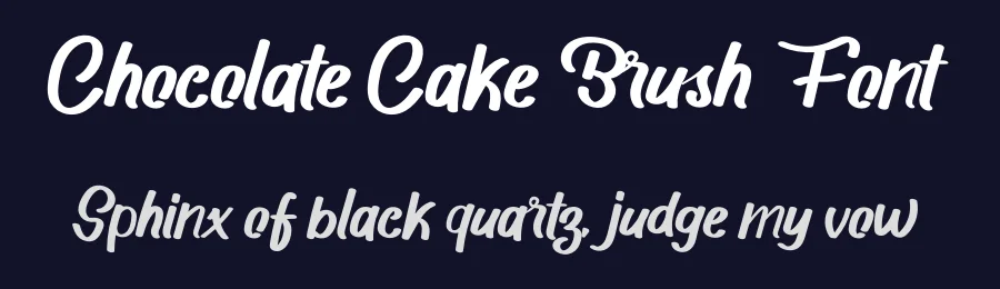 Chocolate Cake Brush Font by inermediaSTUDIO — Script Handwritten Font — thumbnail 2