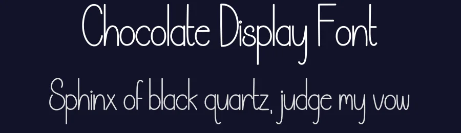 Chocolate Display Font by andikastudio — Display Font — thumbnail 2