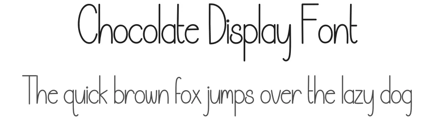 Chocolate Display Font by andikastudio — Display Font