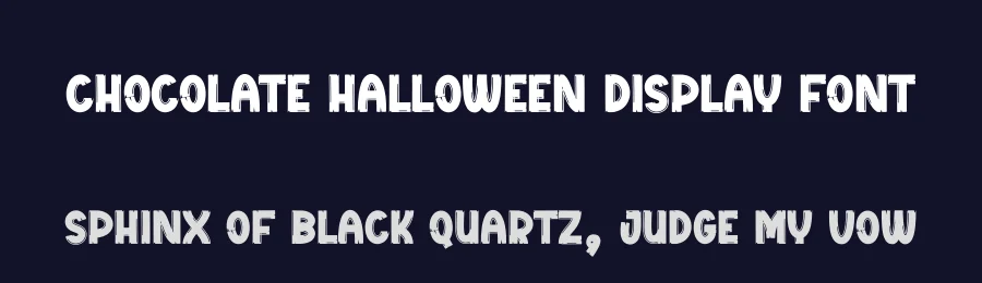 Chocolate Halloween Display Font by creativeletter — Display Font — thumbnail 2