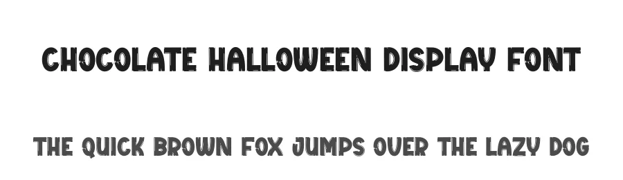 Chocolate Halloween Display Font by creativeletter — Display Font