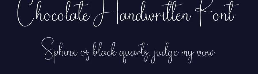 Chocolate Handwritten Font by creativeletter — Script Handwritten Font — thumbnail 2