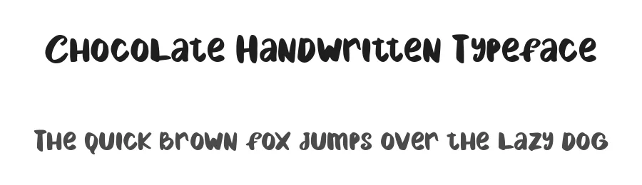 Chocolate Handwritten Typeface by vaiminit — Decorative Font