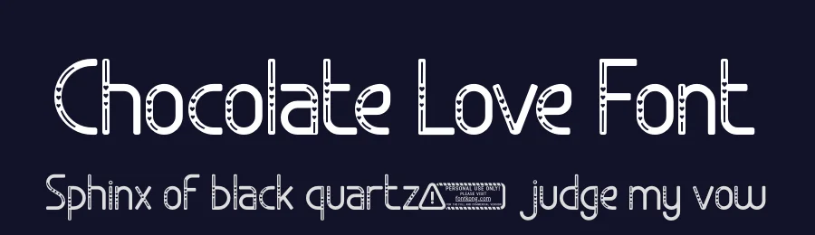 Chocolate Love Font by Kong Font — Display Font — thumbnail 2