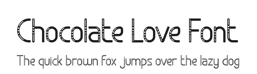Chocolate Love Font by Kong Font — Display Font