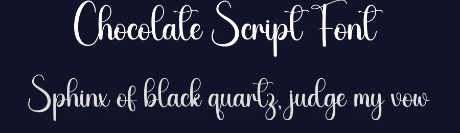 Chocolate Script Font by creativeletter — Script Handwritten Font — thumbnail 2