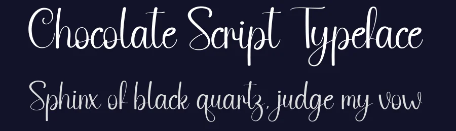 Chocolate Script Typeface by andikastudio — Script Handwritten Font — thumbnail 2