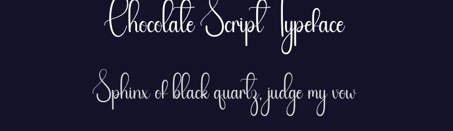 Chocolate Script Typeface by andikastudio — Script Handwritten Font — thumbnail 2