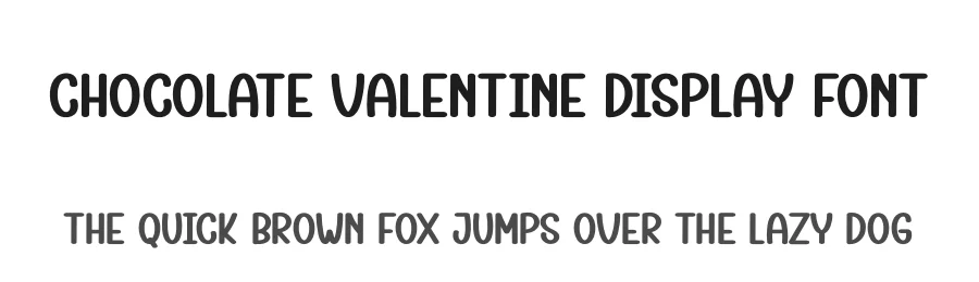 Chocolate Valentine Display Font by andikastudio — Display Font